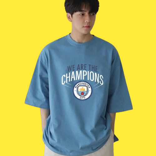 We are champions T-shirt (oversized)-240gsm