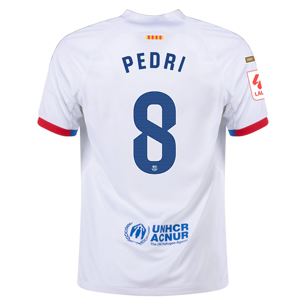 Pedri Printed Away Fan Version Jersey 23/24