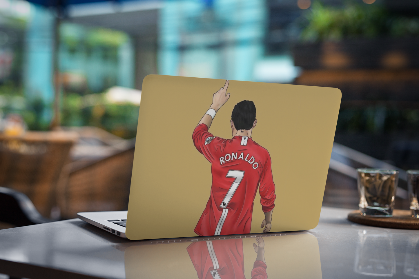 Ronaldo 7 Laptop skin