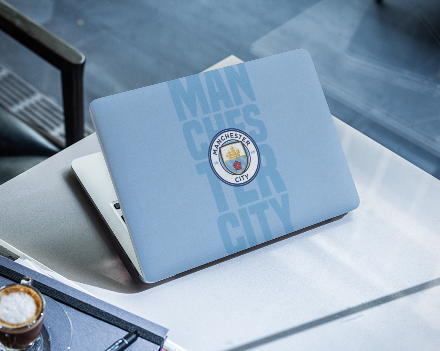 Blue City Laptop skin