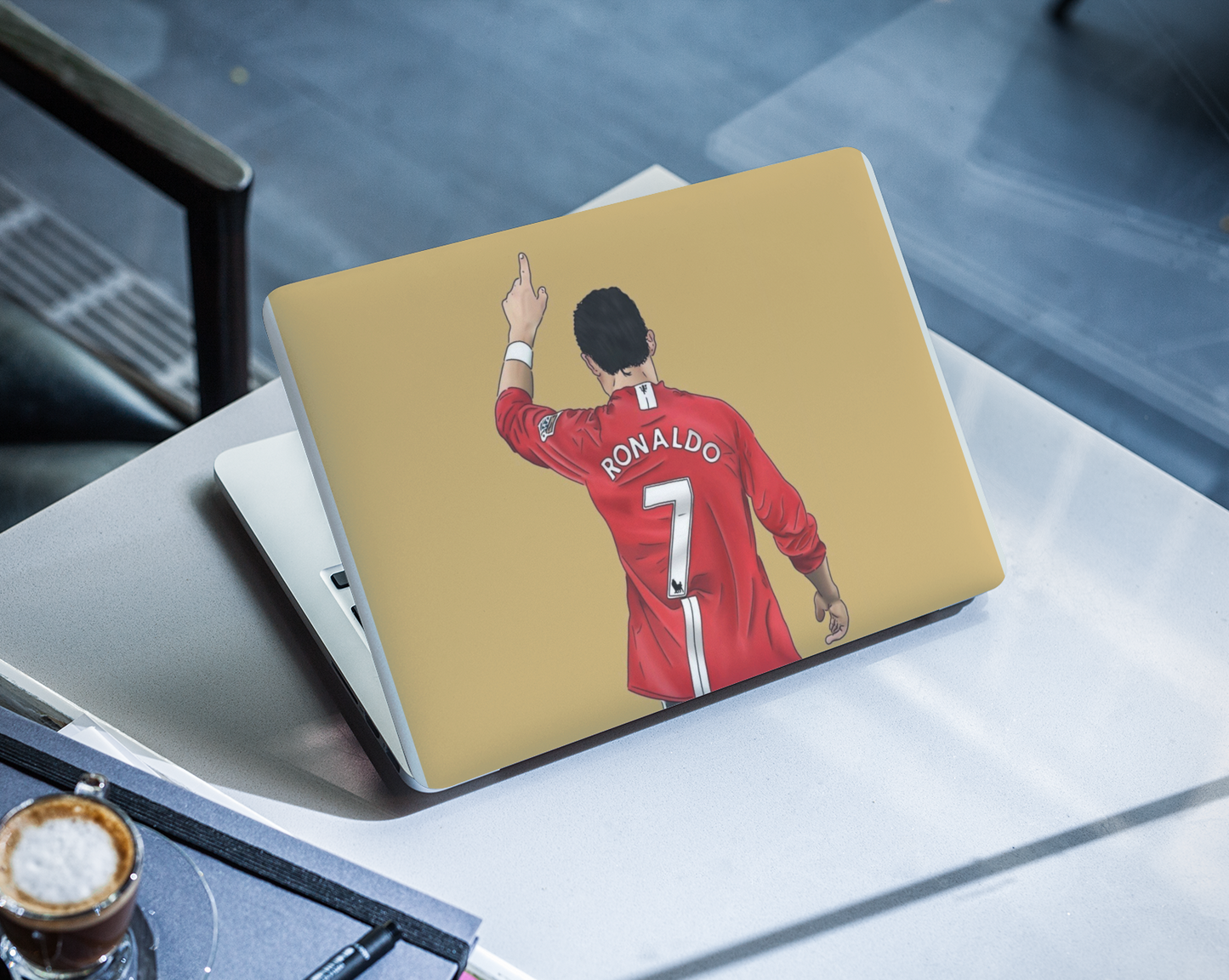 Ronaldo 7 Laptop skin