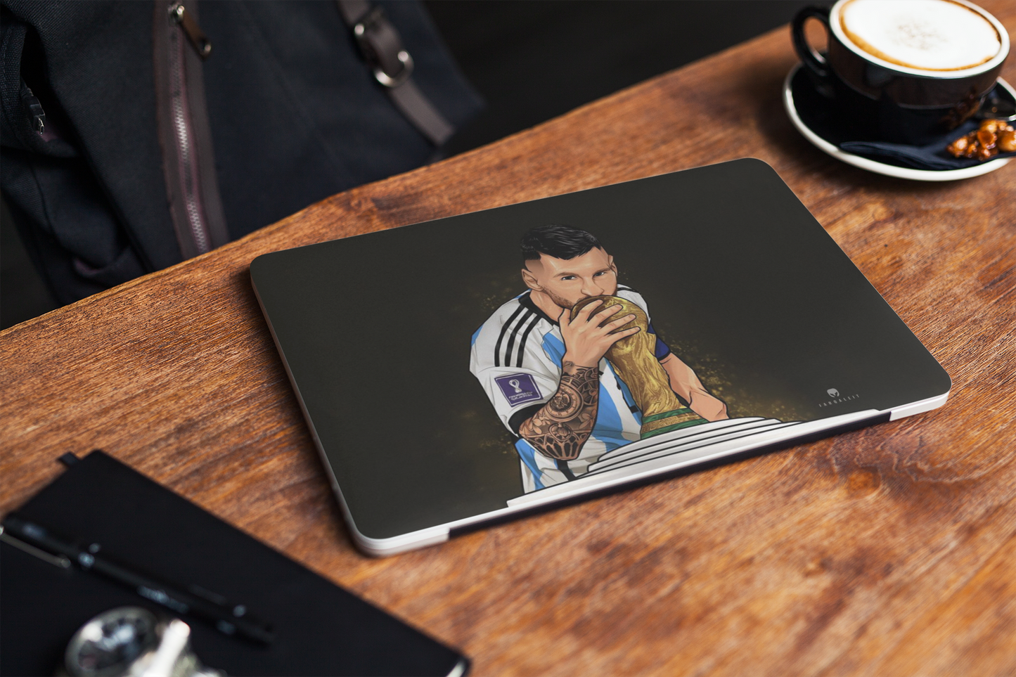 Messi trophy Laptop skin