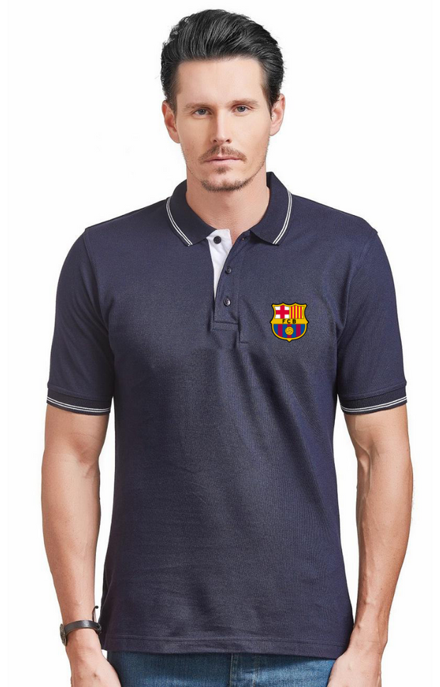 Barca Cotton Club Polo Tshirt