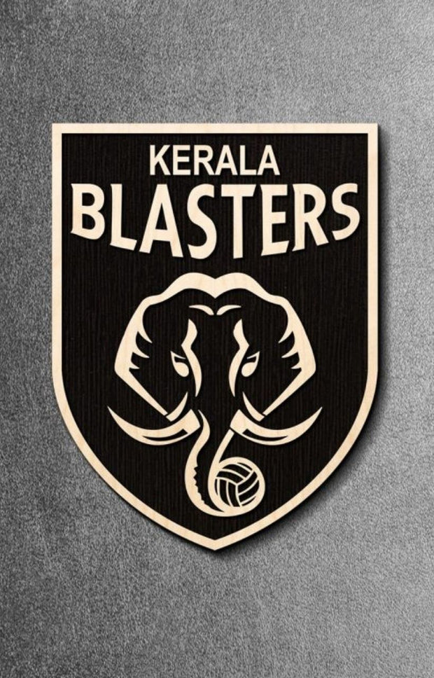 Kerala Blasters Wooden Crest